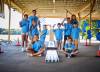 Cub Scouts at a Pinewood Derby